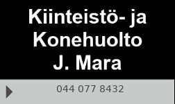Kiinteistö- ja Konehuolto J. Mara logo
